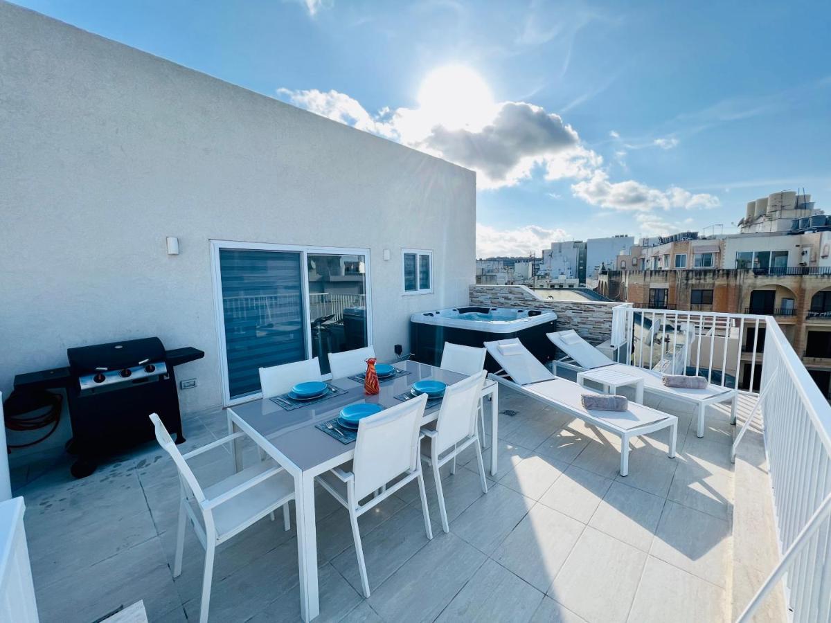 セント・ポールズ・ベイPoseidon Court Penthouse Superiorアパートメント エクステリア 写真