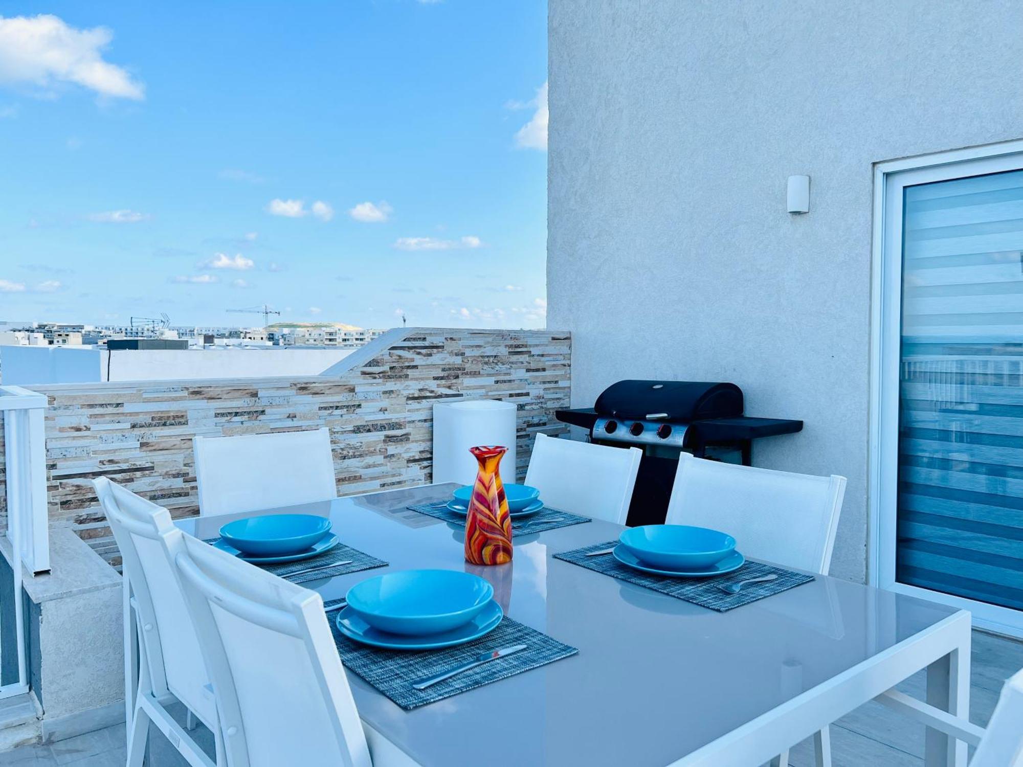 セント・ポールズ・ベイPoseidon Court Penthouse Superiorアパートメント エクステリア 写真