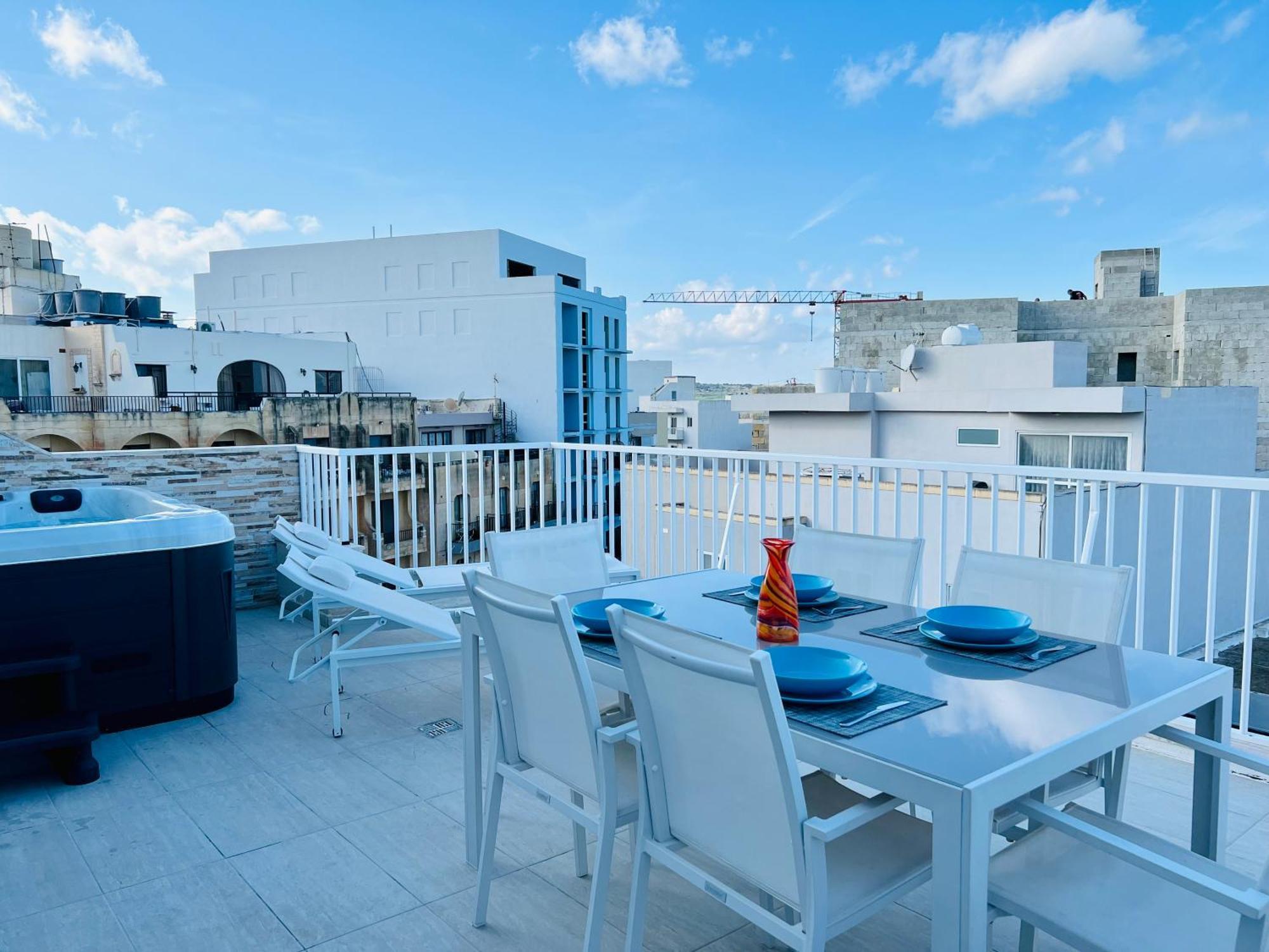 セント・ポールズ・ベイPoseidon Court Penthouse Superiorアパートメント エクステリア 写真