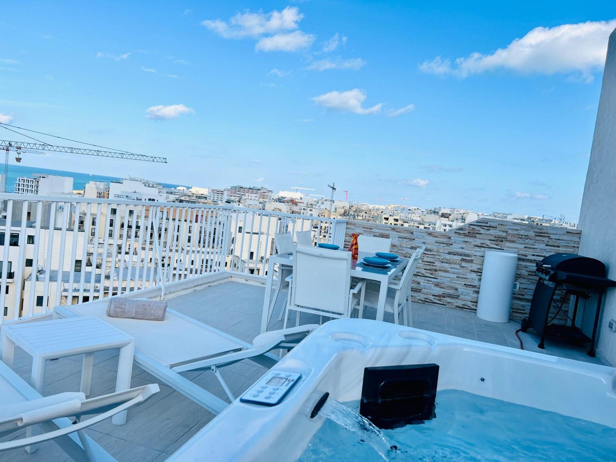 セント・ポールズ・ベイPoseidon Court Penthouse Superiorアパートメント エクステリア 写真